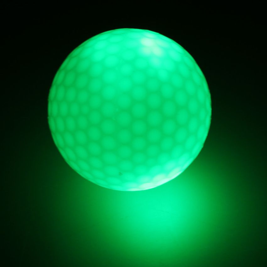 3Pcs Glow In Dark LED Light Up Golf Ball Official Size Tournament Ball