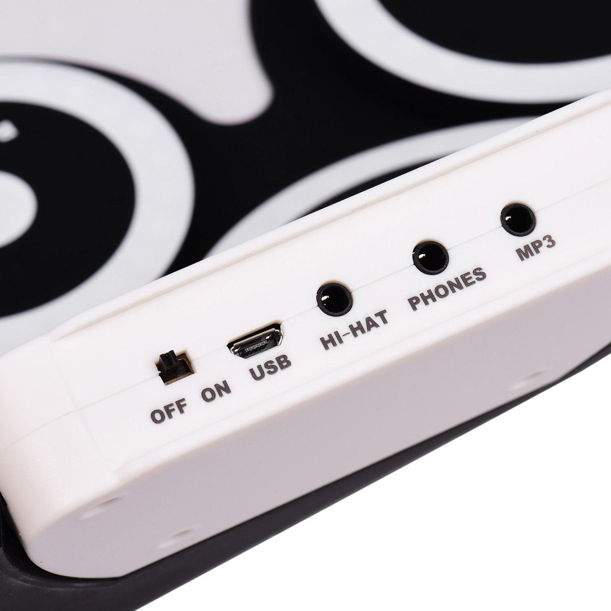 Silicone Portable Foldable Digital USB Midi Roll-up Electronic Drum Pad Kit with Stick and Foot Pedal