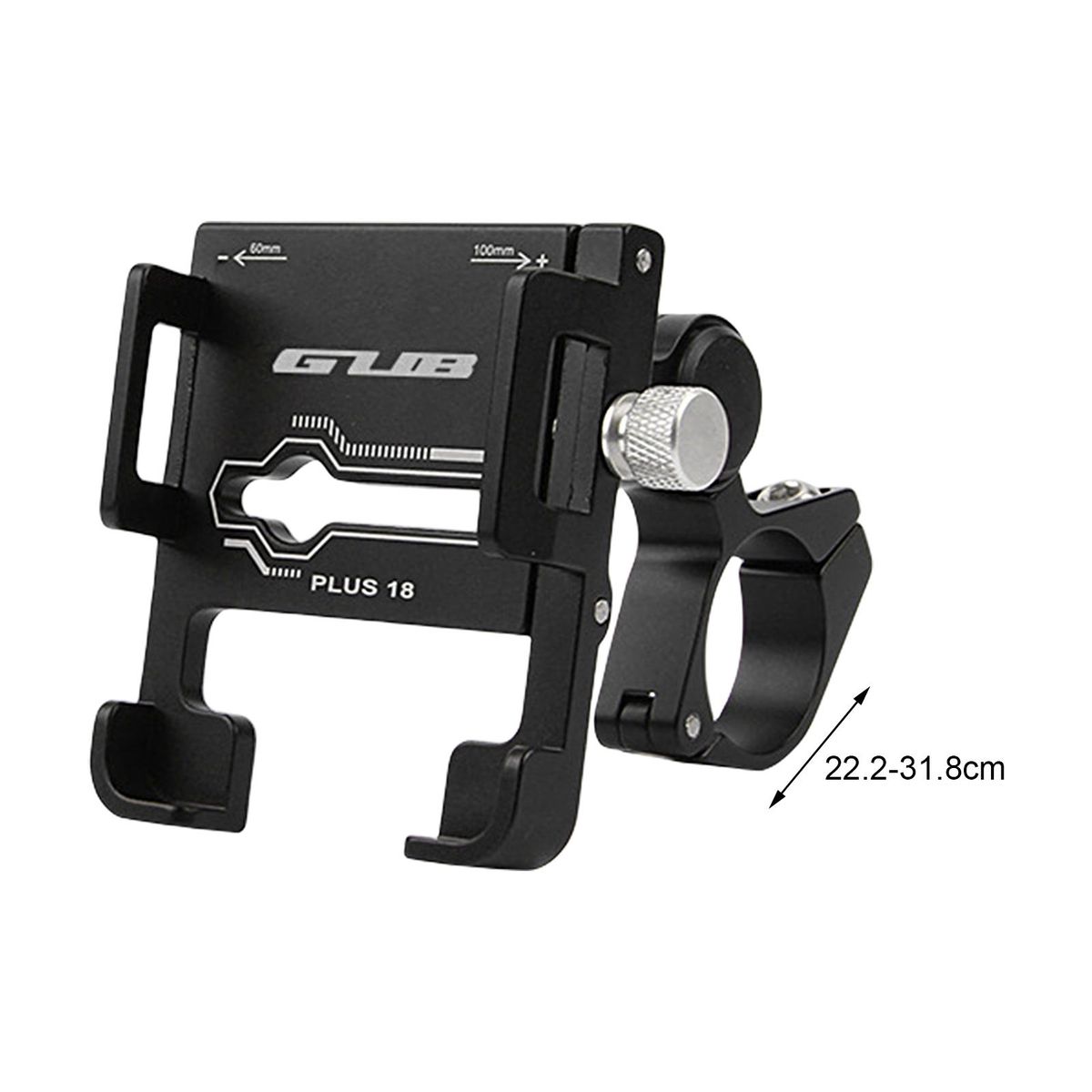1 Set Handlebar Phone Clip MTB Road Bike Electric Bicycle Mount Phone Stand Black