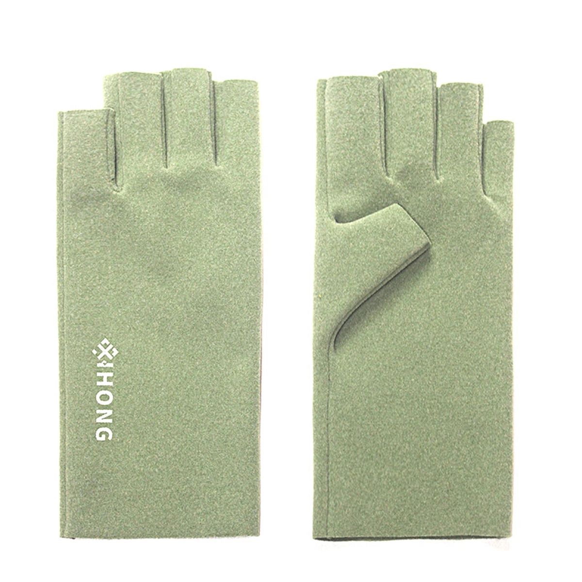 1 Pair Riding Solid Color Reflective Nail Green