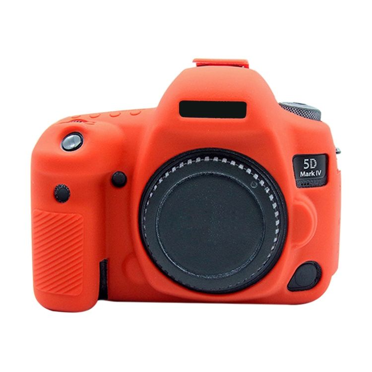 PULUZ Soft Silicone Protective Case For Canon EOS 5D Mark IV(Red)
