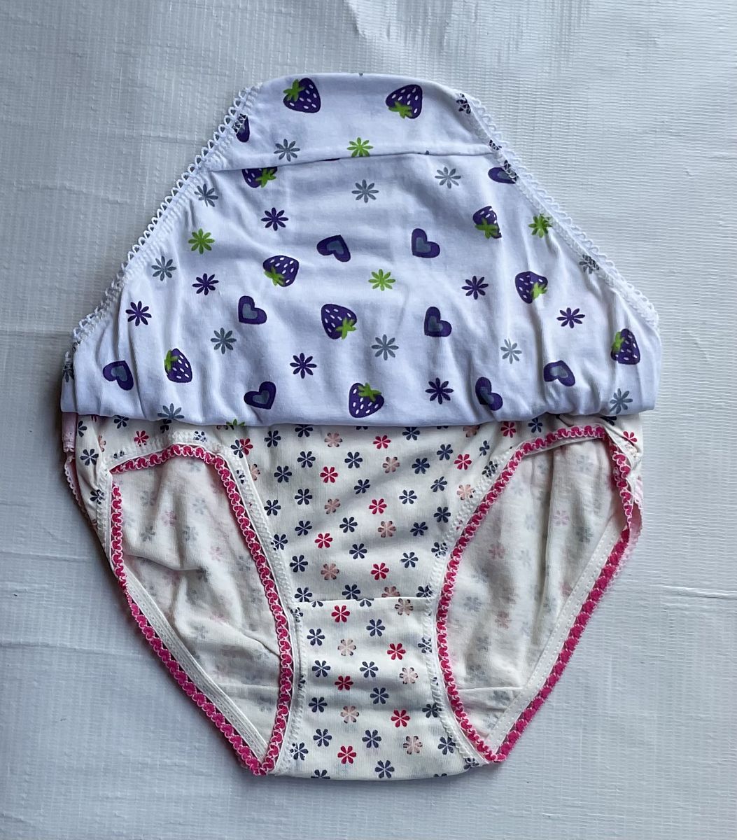 Set Of 3 Purple Berries Love Girls Pant
