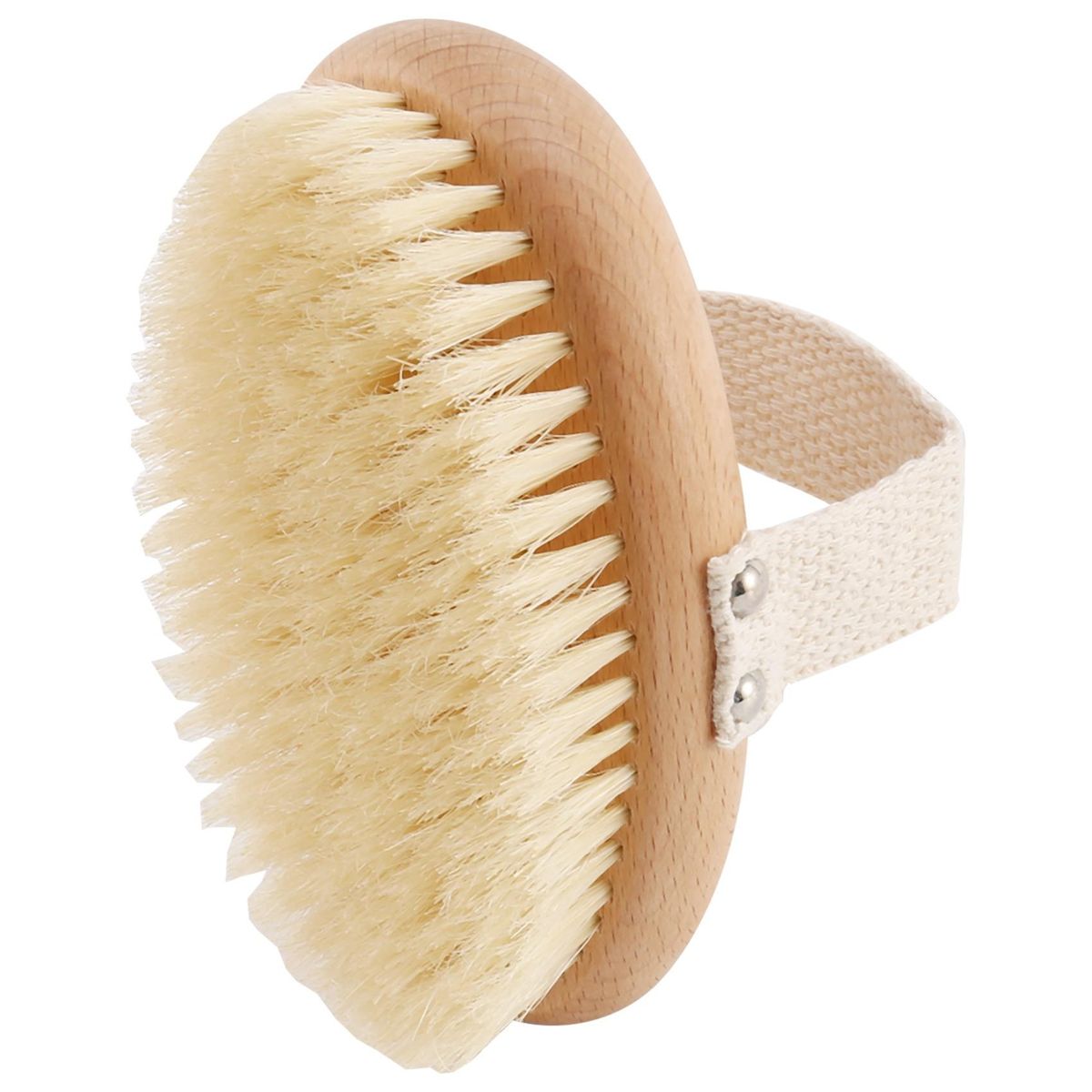 Exfoliating Brush with Natural Boar Bristles,Dry Brushing Body Brush, Shower Brush for Remove Dead Skin, Slows Aging