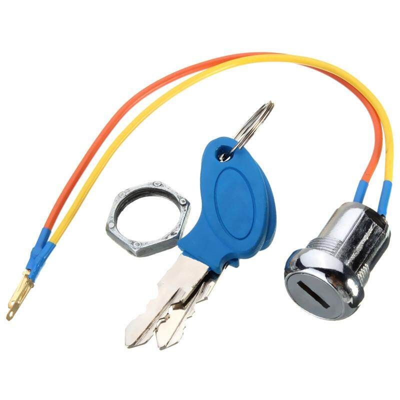 Ignition Key Switch Lock Scooter 2-Wire ATV Moped Go Kart Moto Pocket Dirt Bike