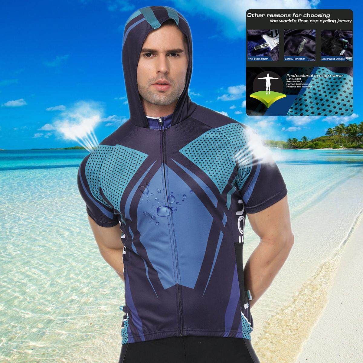 Men's Cycling Clothing MTB Bike Short Sleeve Bicycle Jersey Racing Clothing Sports Wear XL