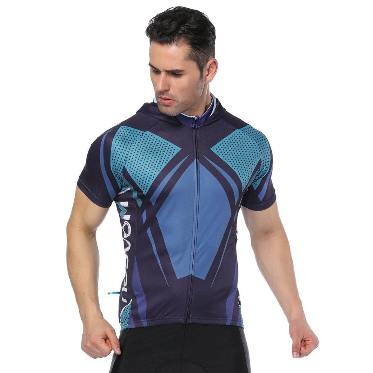 Men's Cycling Clothing MTB Bike Short Sleeve Bicycle Jersey Racing Clothing Sports Wear XL