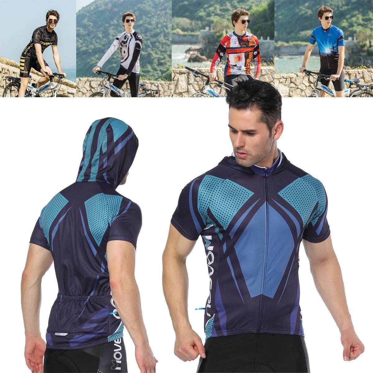 Men's Cycling Clothing MTB Bike Short Sleeve Bicycle Jersey Racing Clothing Sports Wear XL