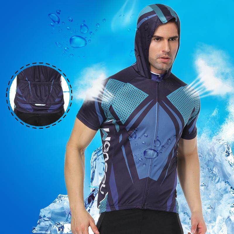Men's Cycling Clothing MTB Bike Short Sleeve Bicycle Jersey Racing Clothing Sports Wear XL