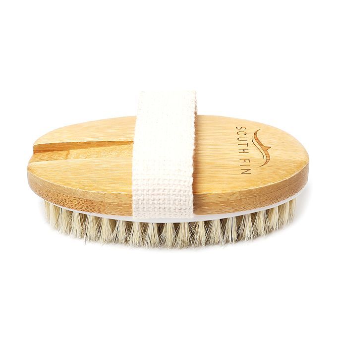 SOUTH FIN 2-in-1 Dry Skin Body Brush With Natural Bristles