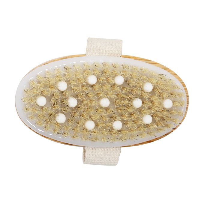 SOUTH FIN 2-in-1 Dry Skin Body Brush With Natural Bristles