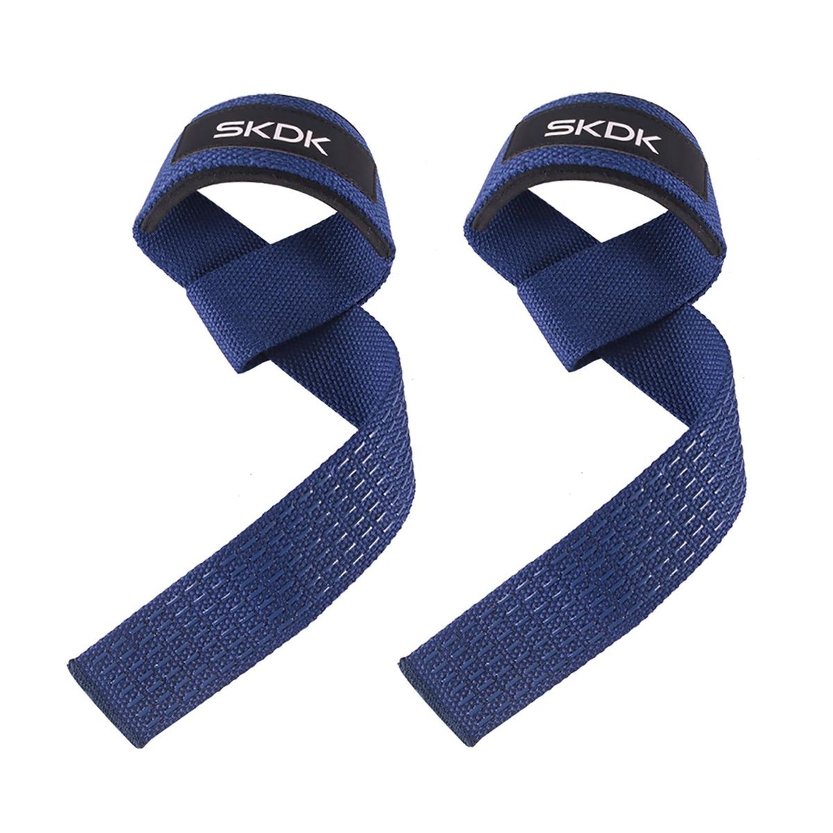 1 Pair Wrist Support Straps Weight Lifting Bar Straps Blue