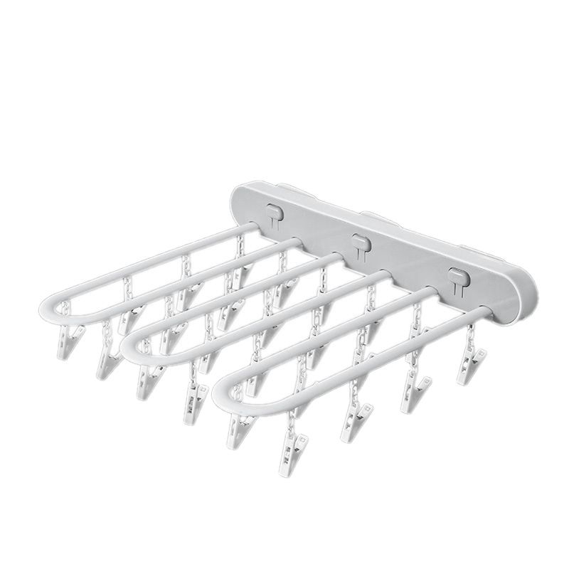 Multi-Clip Folding Hanger Plastic Multi-Clip Children's