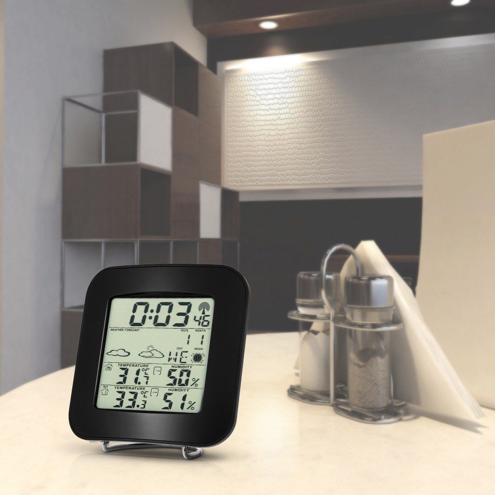 Multifunctional Outdoor/Indoor LCD Digital Temperature