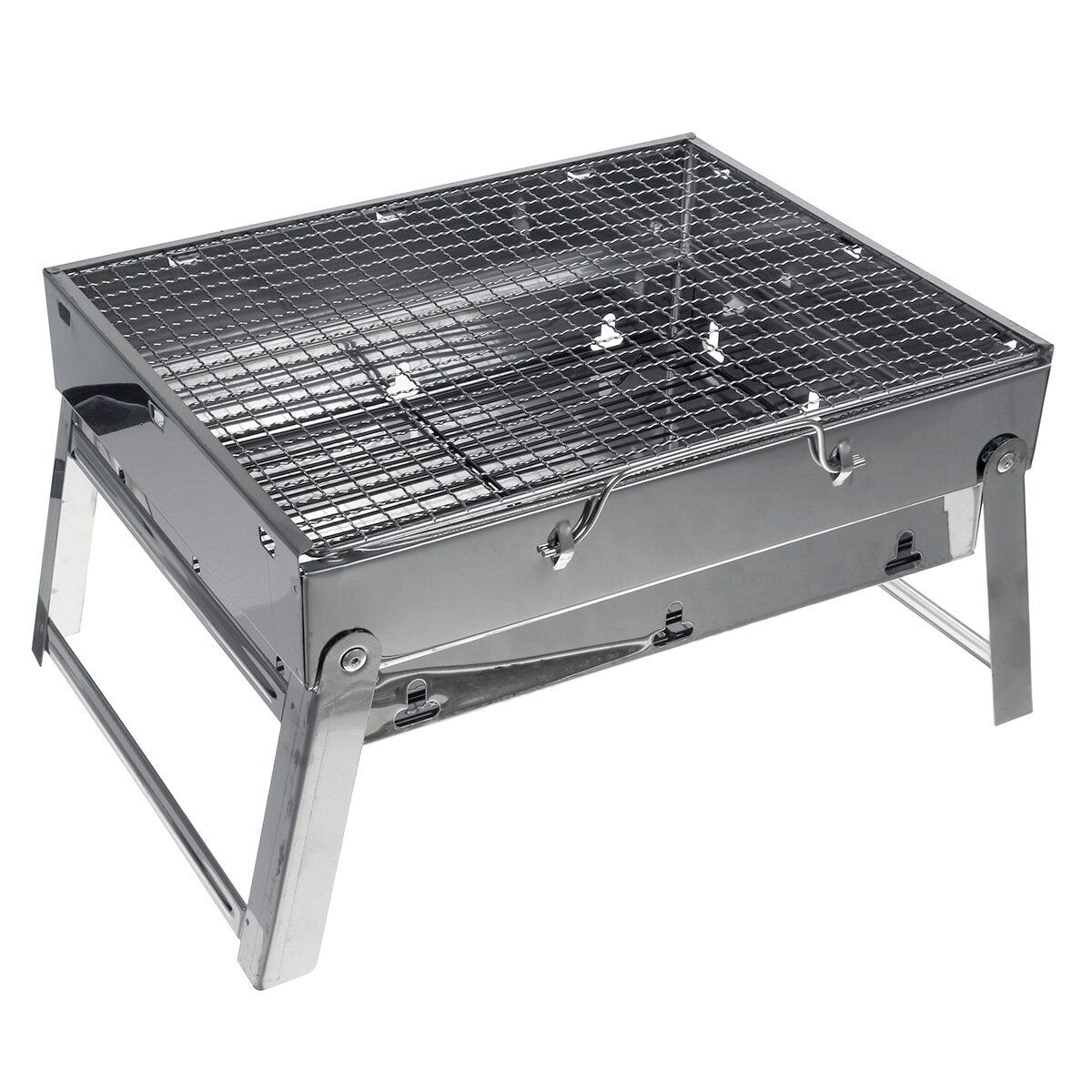 BBQ Barbecue Black Grill Folding Light Outdoor Portable Charcoal Travel Picnic