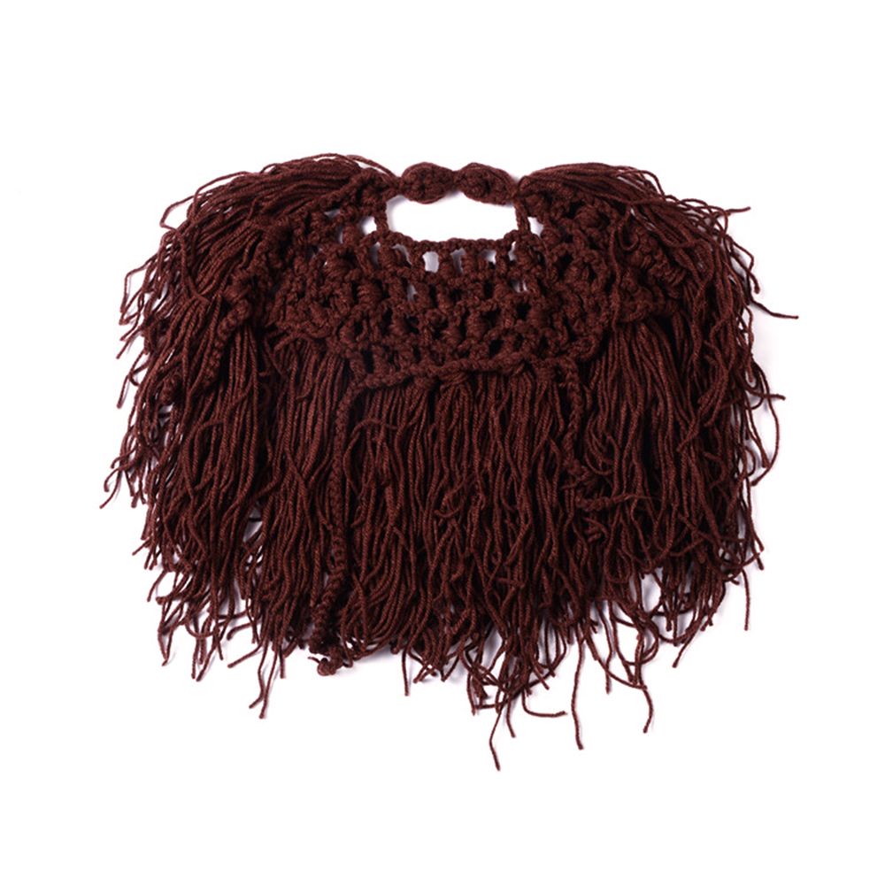 Funny Winter Viking Long Beard Wool Cap Crazy Men's Warm