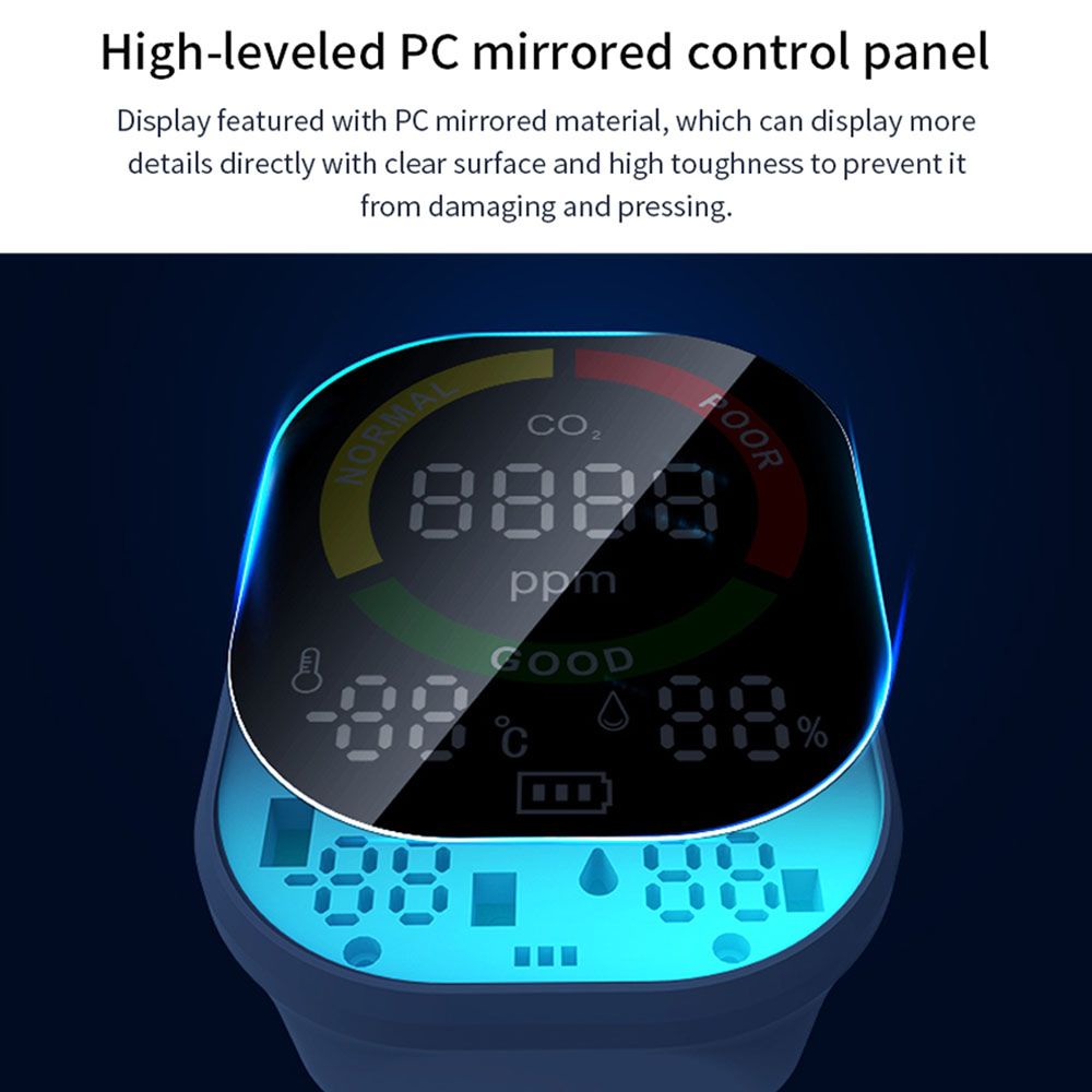Multifunctional 3in1 CO2 Temperature Humidity Monitoring