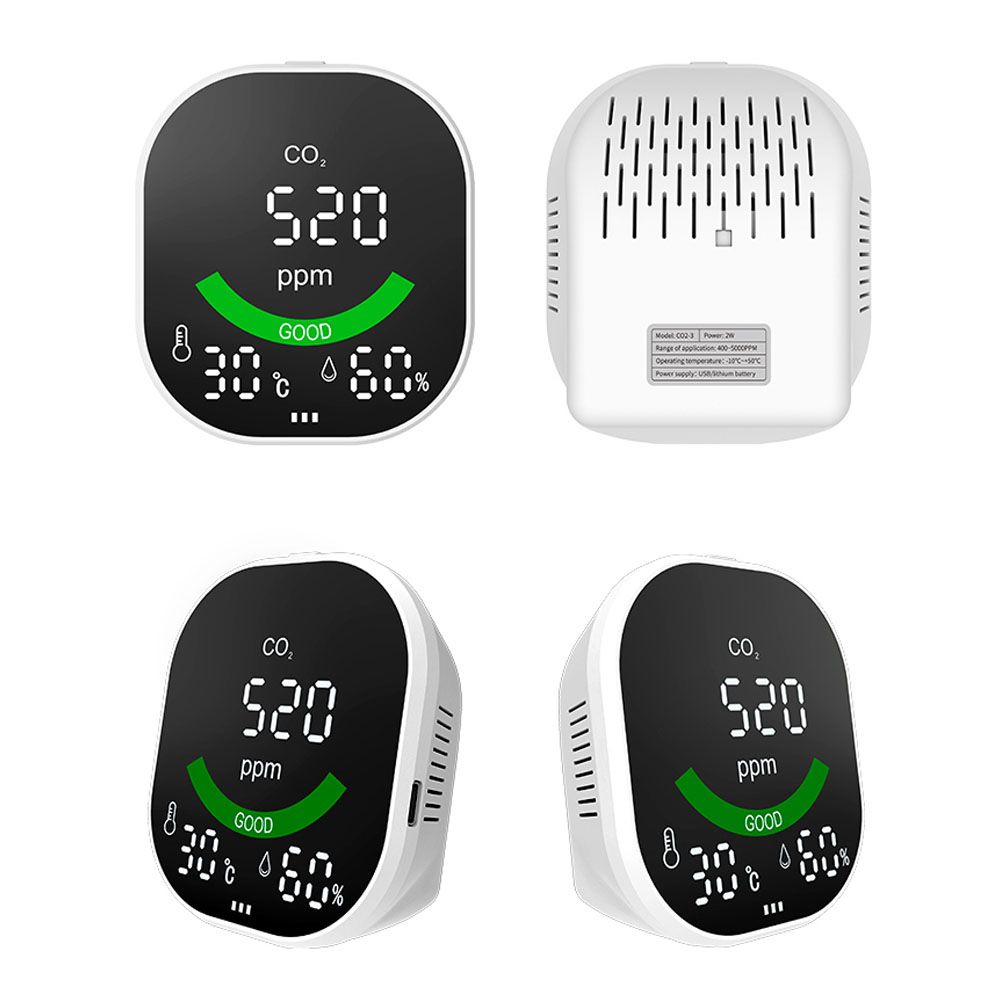 Multifunctional 3in1 CO2 Temperature Humidity Monitoring