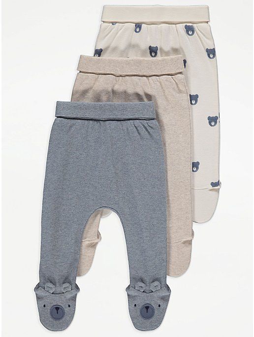 Bear Foot Leggings 3 Pack