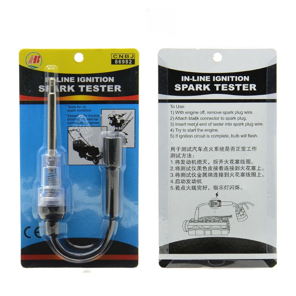 BEST Quality Spark Plug Tester Ignition System Coil Engine In Line Auto Diagnostic Test Tool