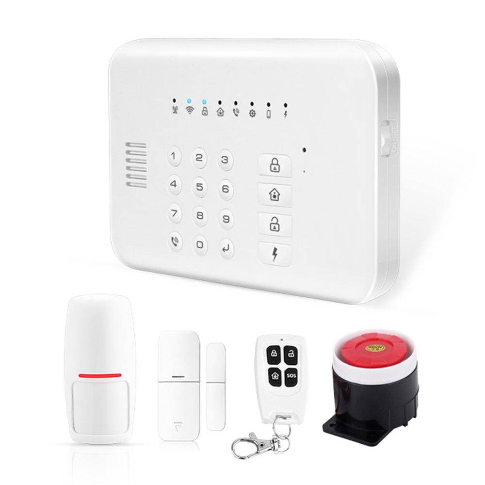 Security Alarm System  Kit Auto Dial GSM+WiFi Home Security