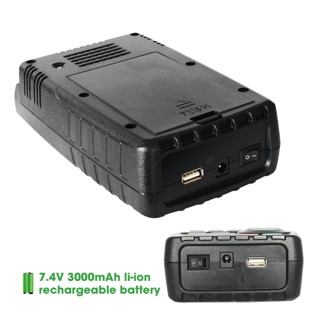WS-6916 Digital Satellite Finder Meter HD Digital Satellite TV Finder Digital Satellite Signal Finder Meter with Carrying Pouch and Strap