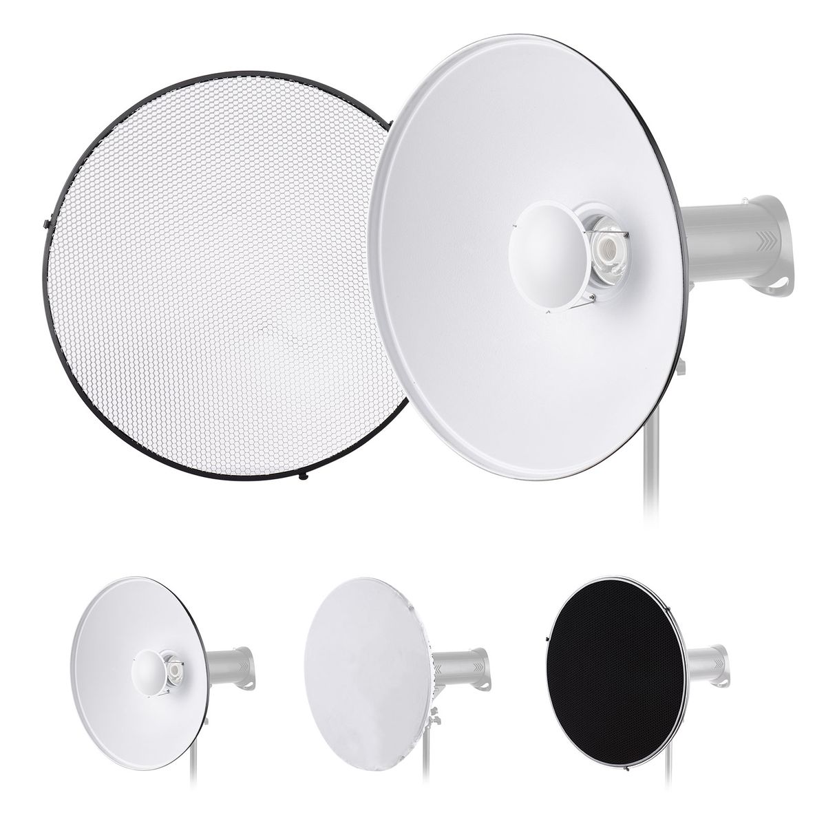 22 Inch Beauty Dish Studio Photography Reflector Diffuser