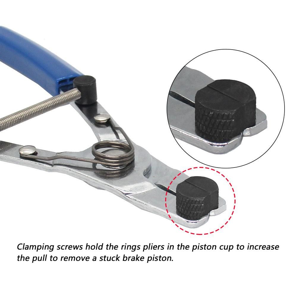 Motorcycle Brake Piston Removal Pliers Motorbike Brake Piston Puller Repairing Tool for Motorcycle ATV Scooter Dirtbike