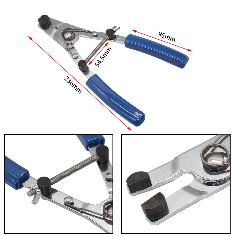 Motorcycle Brake Piston Removal Pliers Motorbike Brake Piston Puller Repairing Tool for Motorcycle ATV Scooter Dirtbike