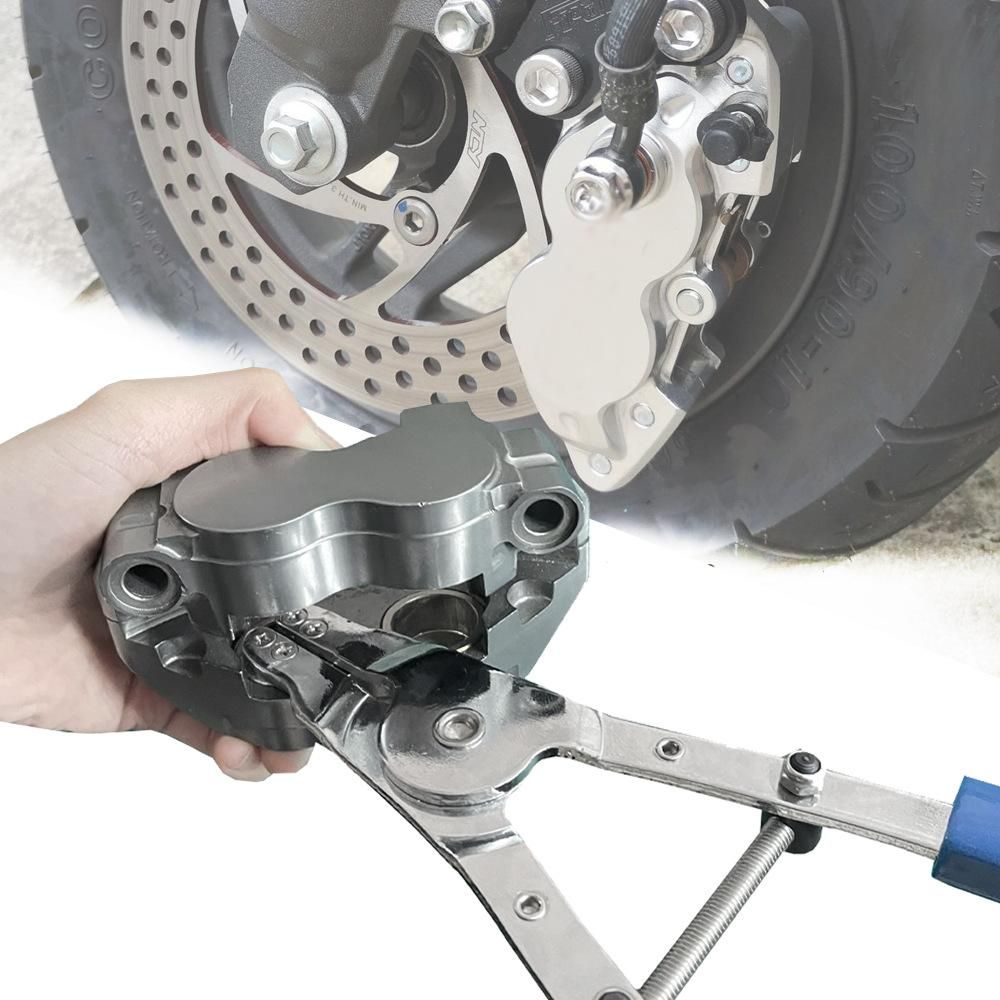 Motorcycle Brake Piston Removal Pliers Motorbike Brake Piston Puller Repairing Tool for Motorcycle ATV Scooter Dirtbike
