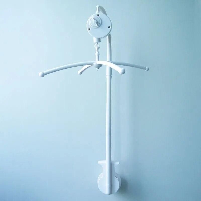 Baby Crib Mobile Bed Bell Hanging Cross Lullaby Bell Holder Universal Crib Rattel Wind-up Music Toy for Newborn