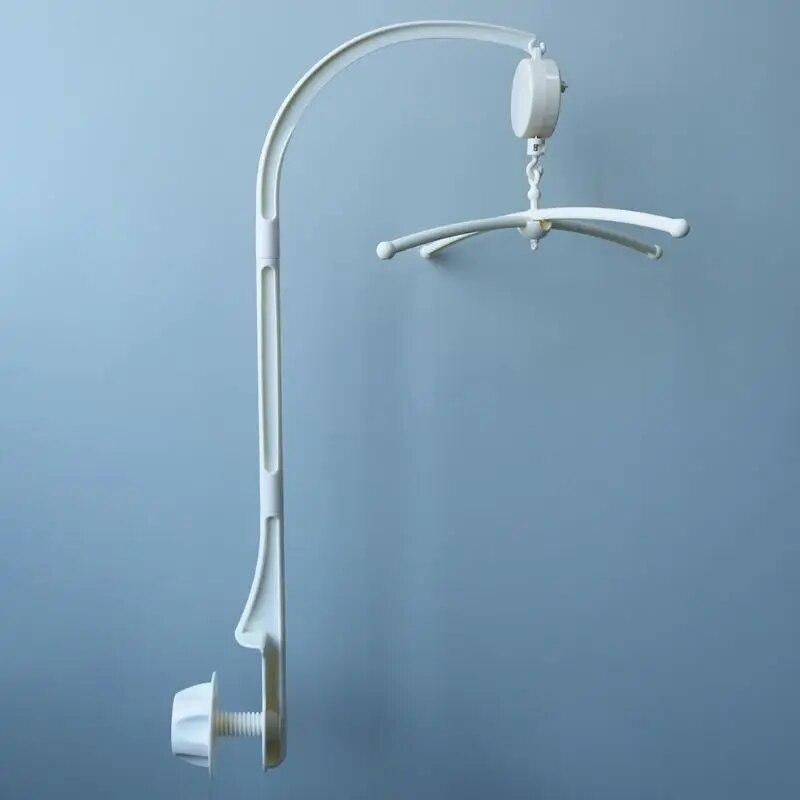Baby Crib Mobile Bed Bell Hanging Cross Lullaby Bell Holder Universal Crib Rattel Wind-up Music Toy for Newborn