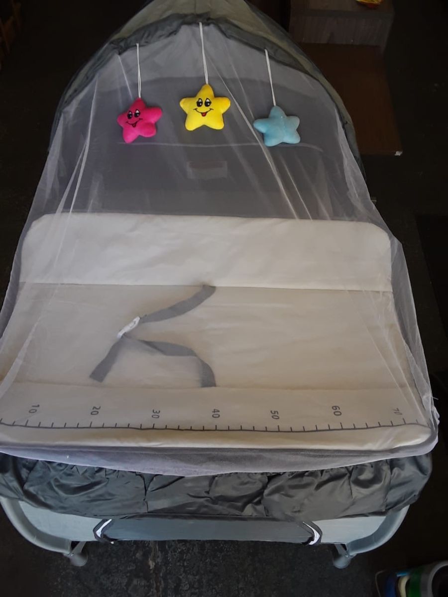 BABY TRAVEL COT WITH PLAY PEN AND NET