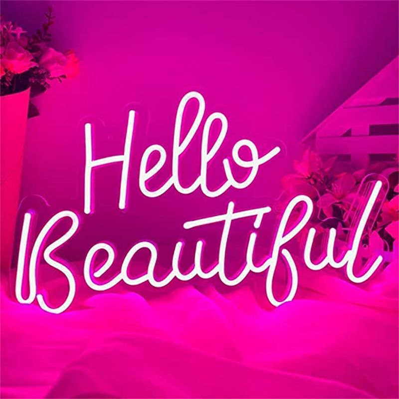 Ineonlife Neon Sign Light Hello Beautiful Atmosphere