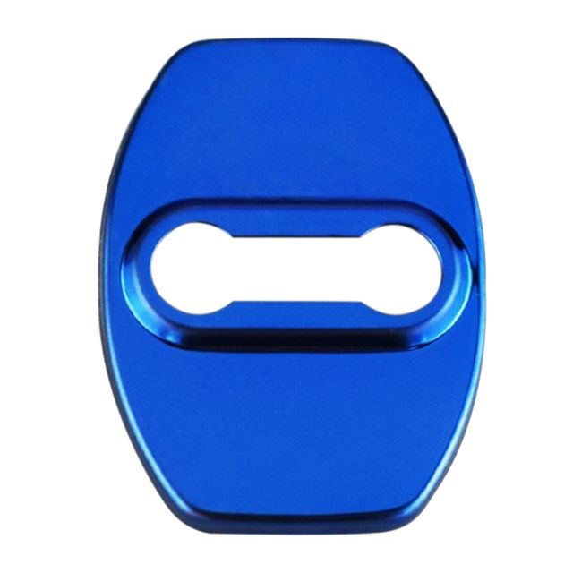 Car Shape Stainless Steel Door Lock Cover For Honda Mazda