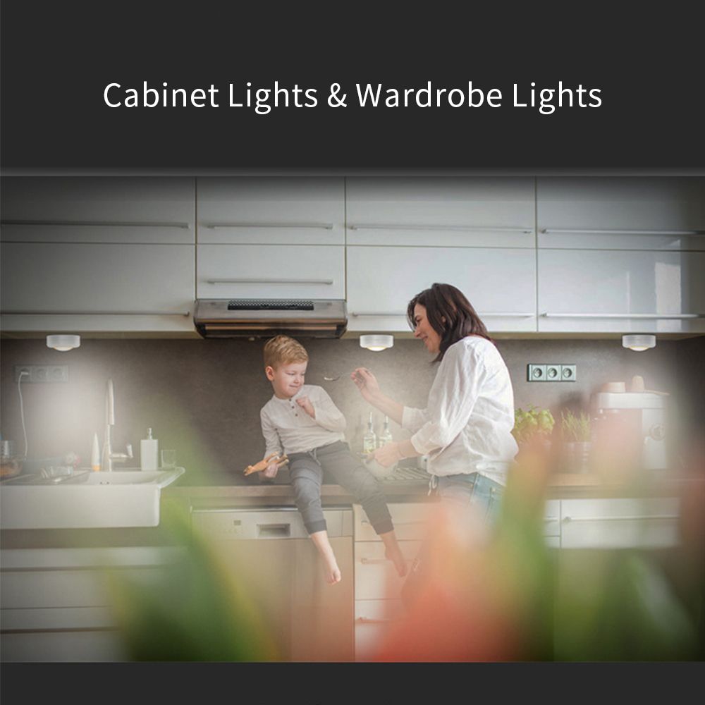 LEDs Puck Light Cabinet Lighting With Remote 16RGB Closet
