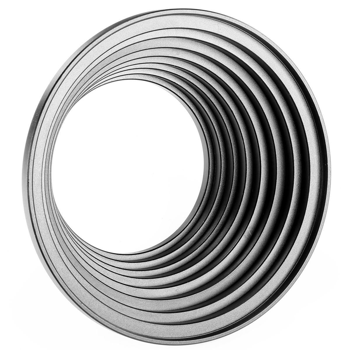 Neewer® 8 Pieces Step-up Adapter Ring Set Made Of Premium Anodized Aluminum, Includes: 49-52mm, 52-55mm, 55-58mm, 58-62mm, 62-67mm, 67-72mm, 72-77mm, 77-82mm-Black