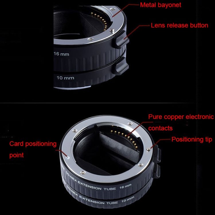 For Sony VILTROX DG-NEX Camera Close-up Ring