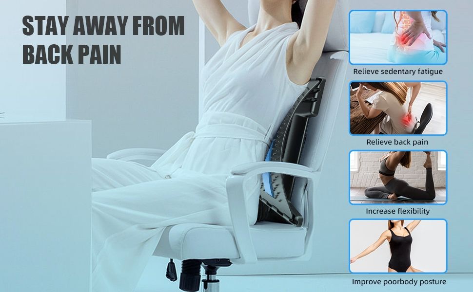 Back Stretcher Lumbar Back Pain Relief Device