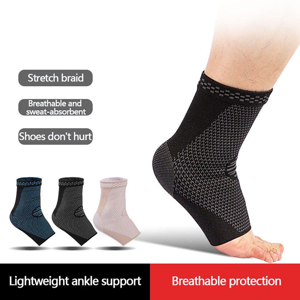 1Pcs Compression Knitted Sport Ankle Support Basketball Football Professional Ankle Protector Tight-Fitting Ankle Support-2