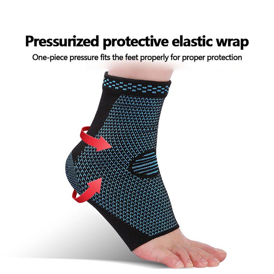 1Pcs Compression Knitted Sport Ankle Support Basketball Football Professional Ankle Protector Tight-Fitting Ankle Support-2