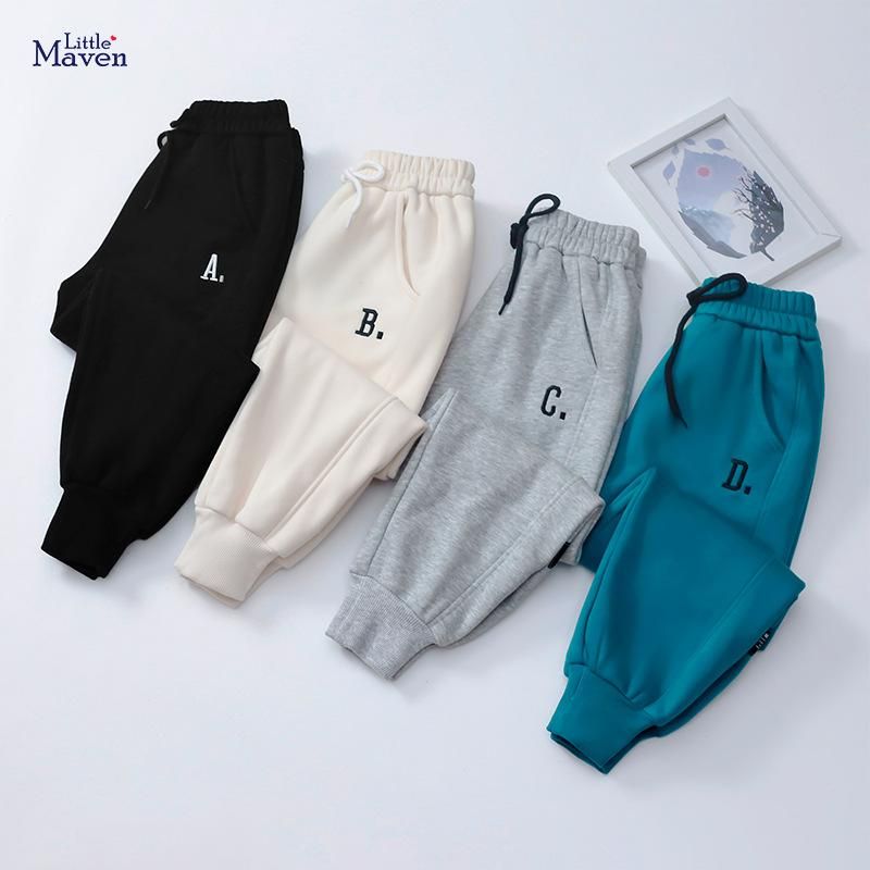 Children's Clothing Wholesale Children's Velvet Sweatpants Cold Protection In Winter Girls