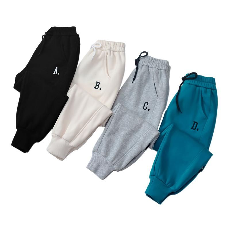 Children's Clothing Wholesale Children's Velvet Sweatpants Cold Protection In Winter Girls