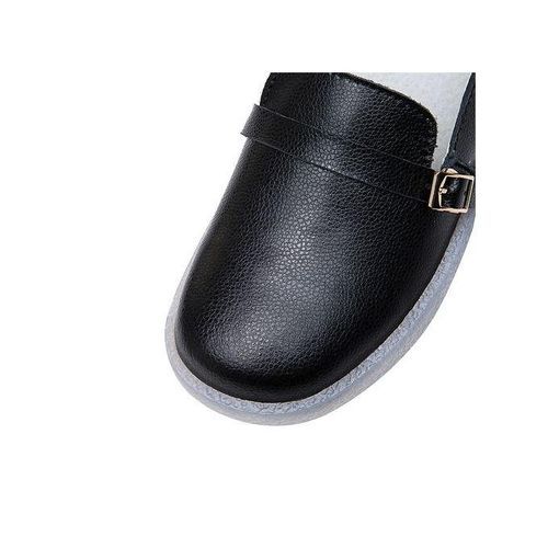Women Flat Shoes Korean Fashion Casual Loafers Leather Nurse Shoes Ladies Work Shoes