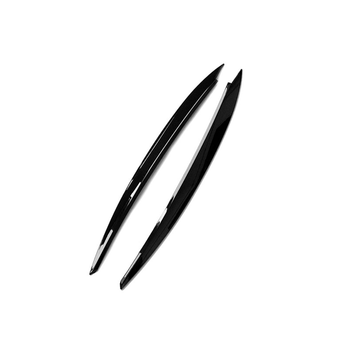1 Pair Headlight Eyebrows Eyelids Trim Eye Lid Cover Car