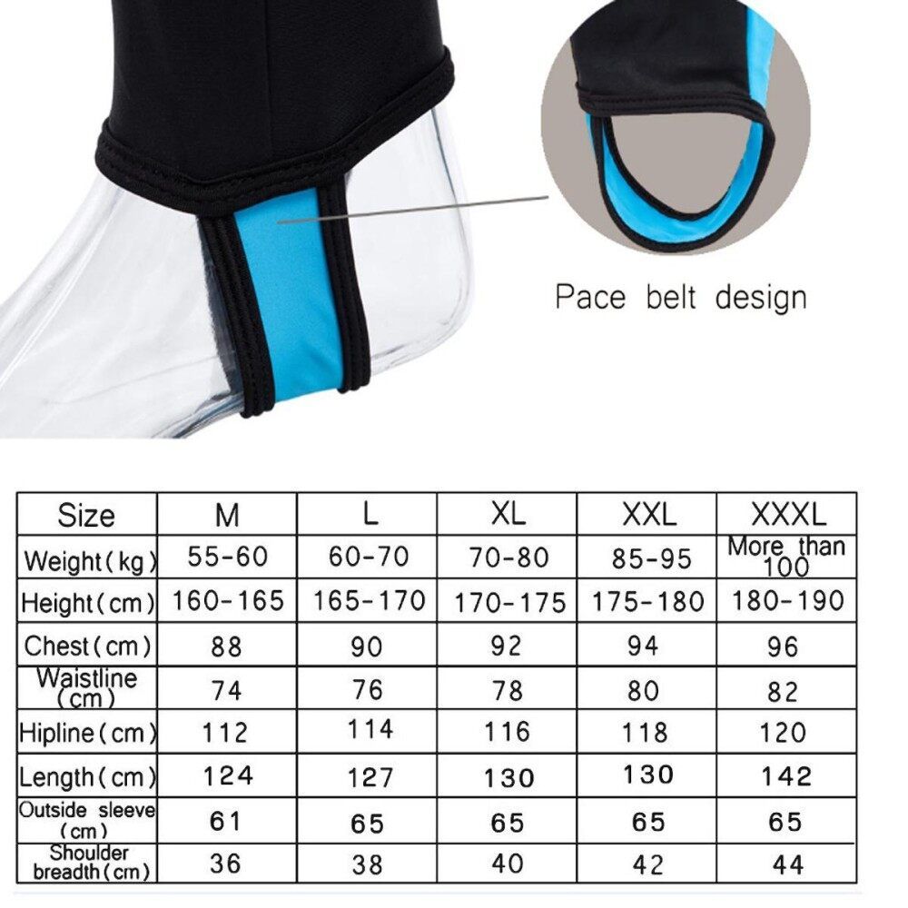 Unisex Watersport Sun Block Warm Scuba Diving Suit Wetsuit Swimming Jumpsuit M M