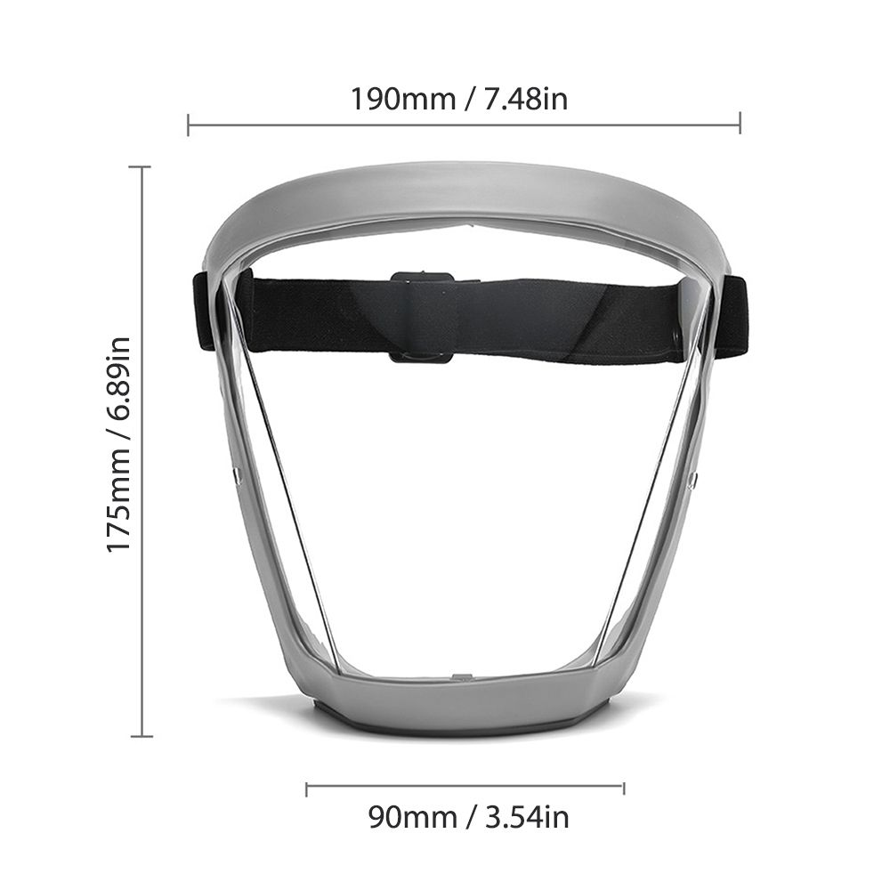 Full Face Shield Clear Protective Face Cover Anti Fog