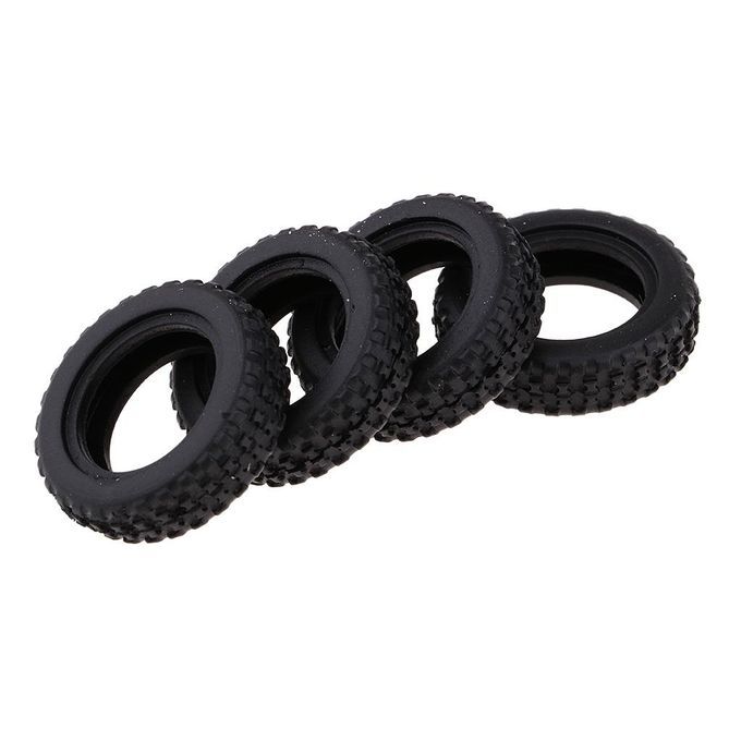 2x Durable Black Plastic Tire Tyres For WLtoys K979 K989 Accessories,