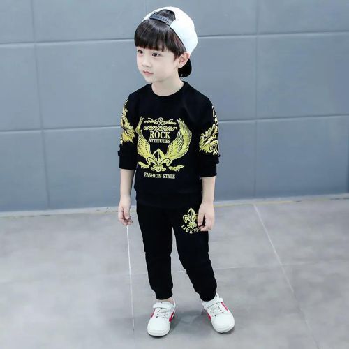 Children's Clothing Boys Suits 2021 Sports Leisure Eagle Handsome Trendy Clothes