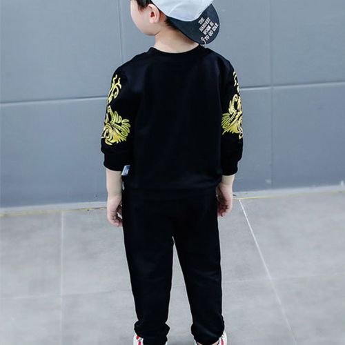 Children's Clothing Boys Suits 2021 Sports Leisure Eagle Handsome Trendy Clothes