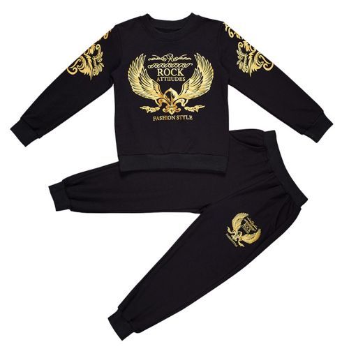 Children's Clothing Boys Suits 2021 Sports Leisure Eagle Handsome Trendy Clothes